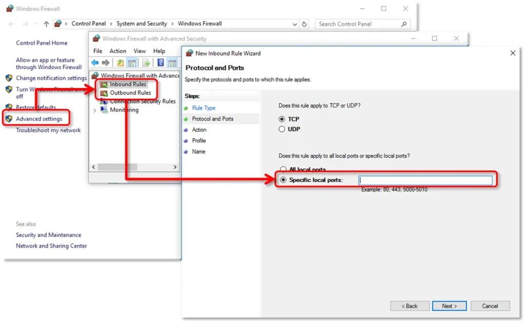 Windows firewall rule for QuickBooks